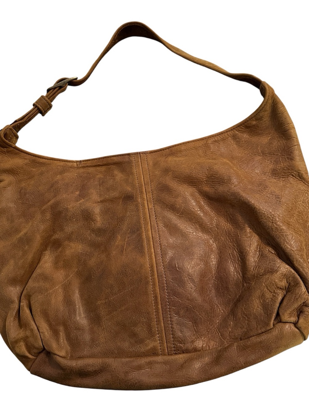 Satchel Brand Large Ali Wallaby Leather Hidden Pocket Shoulder Bag EEUC Artisan